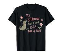 Mon Ombre a Quatre Pattes, Maman, Chienne, Amoureuse des Animaux de Compagnie T-Shirt