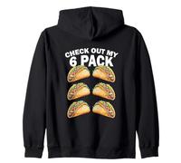 Mon Pack de Six est Plein de Tacos - Funny Mexican Gym Sweat à Capuche