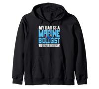 Mon Papa Est Biologiste Marin Ton Héros Fait Quoi Sweat à Capuche