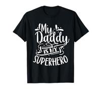 Mon Papa Est Mon Super-Héros Père Enfants Enfant T-Shirt
