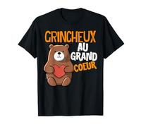 Mon Papa Ours Grincheux Râleur Au Grand Coeur Souriant T-Shirt