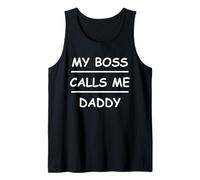 Mon Patron m'appelle Papa Funny Gag Débardeur