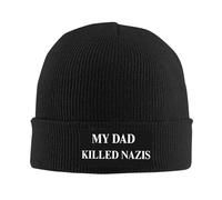 Mon Père A Tué des Nazis Unisex Skull Cap Confortable Watch Cap Classique Bonnet De Trawler pour Sport Le Quotidien Course À Pied