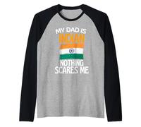 Mon père est indien rien ne me fait peur drôle papa Manche Raglan