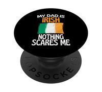 Mon père est Irlandais Rien ne me Fait Peur Funny Dad PopSockets PopGrip Adhésif
