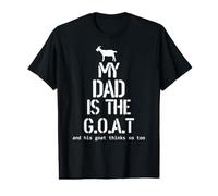 Mon père est la chèvre et sa chèvre Le Pense Aussi, Papa de T-Shirt Graphique avec Valeur