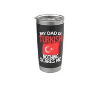 Mon père est turc Rien ne me fait peur Funny Dad Gobelet isotherme en acier inoxydable double paroi