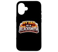 Mon père est Un Forgeron, Enfant, Fils, Fille, Enfants, Fille, garçon Coque pour iPhone 16