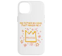 Mon père est Un Roi Qui Fait de Moi Une Princesse de Foi chrétienne Coque pour iPhone 14 Plus