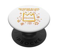 Mon père est Un Roi Qui Fait de Moi Une Princesse de Foi chrétienne PopSockets PopGrip Adhésif