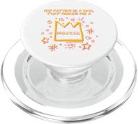 Mon père est Un Roi Qui Fait de Moi Une Princesse de Foi chrétienne PopSockets PopGrip pour MagSafe