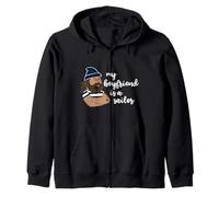 Mon petit ami est marin Sweat à Capuche