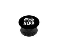Mon Petit ami est Un Nerd pour Les Couples Geeks PopSockets PopGrip Adhésif