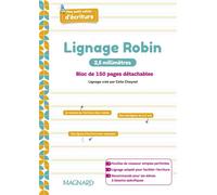 Mon Petit Cahier D?Écriture - Bloc De 150 Pages Détachables, Lignage Robin 2,5 Millimètres
