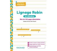 Mon Petit Cahier D?Écriture - Bloc De 150 Pages Détachables, Lignage Robin 2,5 Millimètres