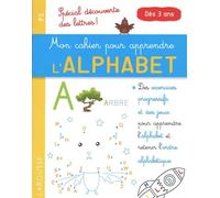 Mon petit cahier pour apprendre l'alphabet – Spécial découverte des lettres ! – Larousse