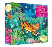 Mon petit coffret Livre et puzzles - La jungle
