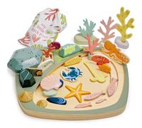 Mon petit étang avec rochers en bois