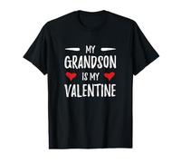 Mon Petit-Fils est ma Saint-Valentin pour Grand-mère T-Shirt Graphique avec Valeur