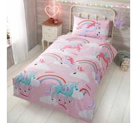 Mon Petit Licorne Housse De Couette Simple Filles - 2 En 1 Design