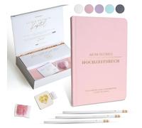 Mon petit livre de mariage - Planner de mariage - Livre de planificateur de mariage - Cadeau de fiançailles - Planificateur de mariage allemand comme cadeau de fiançailles - Livre de mariage pour