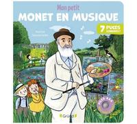 Grund Livre sonore et d'éveil Mon petit Monet en musique, 7 puces sonores, 2 piles AAA, dès 6 mois
