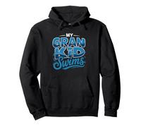 Mon Petit Nage Fier Grand Pere De Nageur Natation Sweat à Capuche