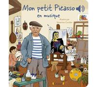 Mon petit Picasso - Livre sonore et éveil avec 6 puces sonores - Bébé dès 6 mois