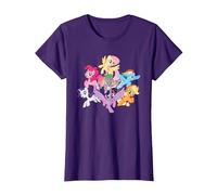 Mon Petit Poney, Les poneys Ensemble T-Shirt, Femme, Violet, M