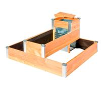 Mon Petit Potager Carré potager composteur en bois douglas 19 mm - 100 x 95 x 54 cm - MPP POT100X95X54 D