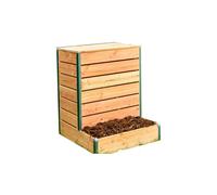 Mon Petit Potager - Composteur à accès direct Design Grand modèle - Composteur en bois non traité - 80cm x 75cm x 98cm