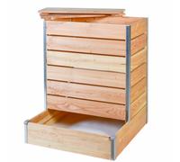 Mon Petit Potager - Composteur à accès direct Design Grand modèle - Composteur en bois non traité - 80cm x 75cm x 98cm