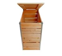 MON PETIT POTAGER-Composteur steel en bois Mon Petit Potager 80 x 45 cm - 246 L