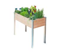 MON PETIT POTAGER-Jardinière en bois sur pieds Mon Petit Potager gamme Design grand modèle - 100 x 45 x 80 cm