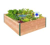 MON PETIT POTAGER-Potager composteur en bois Mon Petit Potager Keyhole petit modèle - 120 x 115 x 48 cm