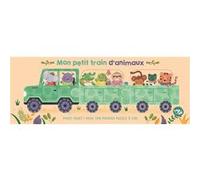 Collectif – Mon petit train d'animaux – Pouet pouet ! Voici ton premier puzzle à lire – Cartonné