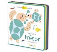 Mon petit trésor Livre tout-carton avec de la feutrine à toucher Livre d'éveil À partir de 6 mois
