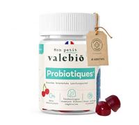 Mon petit Valebio Gummies Probiotiques + enfants I Microbiote & Digestion | Souche brevetée Lactospore®, 800 millions d'UFC par gummy, Sans sucres ajoutés ni édulcorants, Végan, Fabrication française