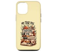 Mon Pile de Livres à Lire Me Juge Design Humoristique Coque pour iPhone 12/12 Pro