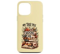 Mon Pile de Livres à Lire Me Juge Design Humoristique Coque pour iPhone 13 Pro Max