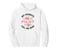 Mon Pilote préféré Call Me Mom Pilotes d'avion Volant Sweat à Capuche