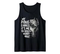 Mon Pitbull est Un propriétaire de Chien drôle et Inoffensif Débardeur