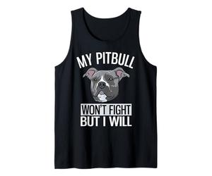 Mon Pitbull ne se battra Pas, mais Je Le Ferai avec l'American Pitbull Terrier Débardeur