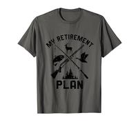 Mon plan de retraite Chasse Pêche Hunter Grandpa T-Shirt
