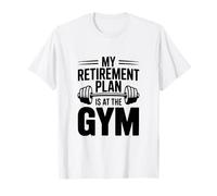 Mon Plan de Retraite est à la Salle de Sport Humour T-Shirt