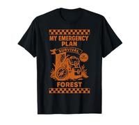 Mon Plan d'urgence Survival Forest Prepper T-Shirt
