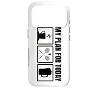 Mon Plan pour Aujourd'hui Programme des Joueurs de Badminton Coque pour iPhone 17 Pro