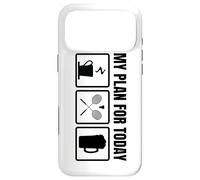 Mon Plan pour Aujourd'hui Programme des Joueurs de Badminton Coque pour iPhone 17 Pro Max