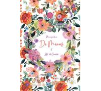 Mon Planificateur de Menus: Carnet de 54 semaines de repas à planifier avec liste de courses à emporter - cahier pour menus de la semaine sur un an - Format A5