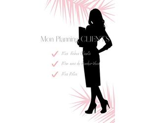 MON PLANNING CLIENTS : Mes fiches clients, mon suivi de rendez-vous, mes notes: Avec fiches d’établissements, suivi de rendez-vous, notes format 6x9, ... aperçu des visites réalisées chez vos clients